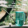Small Watering Can Indoor Plants with Long Spout (1L, Emerald)