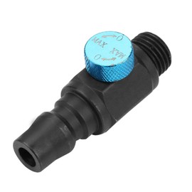 Jimdary Iron Reliable Pneumatic Air Fittings, Durable Built-in Dustproof Airflow Speed Valve, Practical Speed Control Valve Switch to Adjust Air Intake