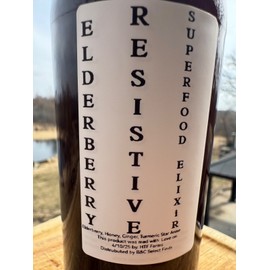 B&C Select Finds Elderberry Resistive Superfood Elixir Honey Ginger Turmeric Star Anise Drink Mix