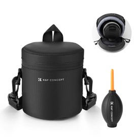K&F Concept Camera Lens Case, Black S, Modern