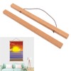 Teak Wood Magnetic Poster Hanger Frame Wooden Magnetic Hanger Frame