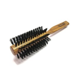 Golddachs RundbÃ¼rste Olivenholz 50 cm Durchmesser, Wildschweinborste, 10 reihig