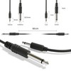 ExcelValley - 1-Pack - Mono Patch Cables - TS 3.5mm