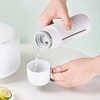 310ml Glass Cup with Lid Portable Dual Purpose Water Mug