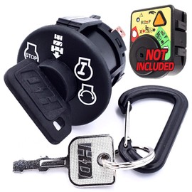 HD Switch Ignition Switch Easy Snap-in Replacement Toro LX460, LX465, LX466, LX468, LX500 - OEM Upgrade W/2 Keys