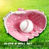 GROOFOO Baseball Glove and Ball for Kids/Youth/Adults Softball Teeball Training,