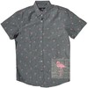 Molokai Fun Novelty Shirts (Flamingo Pattern (Grey), Medium)