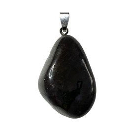Krio – Gabbro Natural As Pendant with 925 silver eyelet