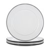 Argon Tableware Enamel Side Plates - 20cm - Pack of