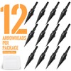 SUNYA Broadheads 125 Grain Steel Archery Arrow Tips for Compound,