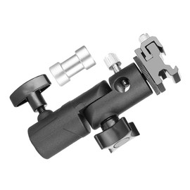 KICHOUSE Flash Stand Adapter for Photography Heavy Load Capacity 1/4 3/8 Screw Mounts