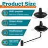 FAN-Torches 6 Pack Wall Mounted Citronella Torches, 18 oz Garden