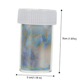 Baluue 6pcs DIY Nail Paper Press Nail Stickers Art Stickers for Women Girls Semi Cured Gel Set