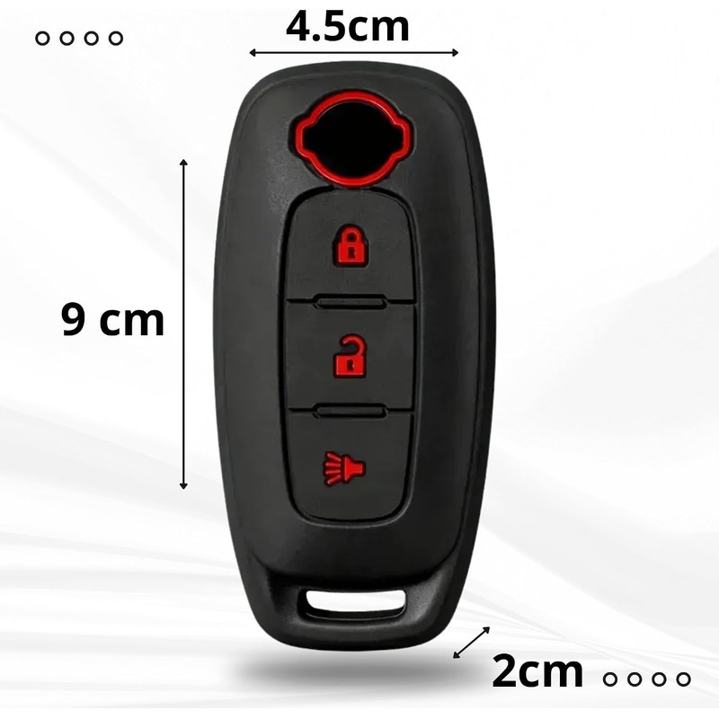 Genérico Funda de Silicona para Llave de Coche Nissan Versa