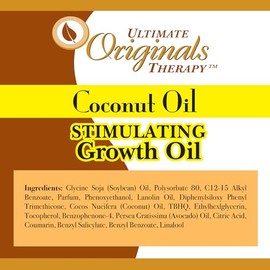 Africa's Best Ultimate Organic Coconut Oil Stimulating Growth Oil, 4 Ounce