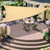 Greenbay Sand Patio Anti-UV Shade Sail - 2x2x2m Triangle -