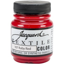 Jacquard Textile Paint 2.25 Oz Ruby Red