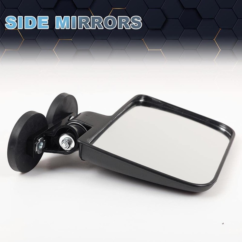 PIT66 Tractor Magnetic Side Mirrors,114LB 2.7” Universal Side Mirrors Compatible