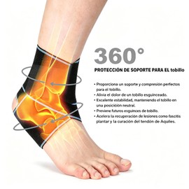 1 Pieza Tobilleras para Esguince Ortopédica Ajustable para Fitness Correr