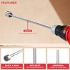 GADLANE Caravan Crank for Cordless Screwdriver, Extension with 19 mm