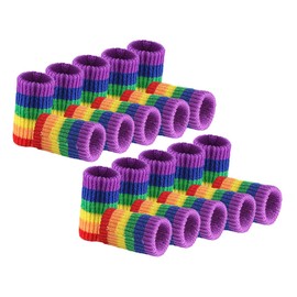 GLEAVI 80pcs Elastic Sports Finger Covers for Joint Breathable Finger Sleeves for Basketball Volleyball and Daily Use Alleviate Pain and Swelling for Athletes and Active Lifestyles