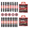 Geinxurn 20Pcs Impact Double End Screwdriver Bit Set, 2.56 in.