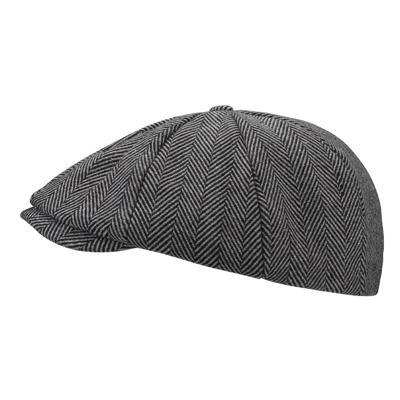 Gisdanchz Wool Winter Hat Tweed Flat Cap Men's Women's Flat