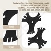 Universal 9" x 9" Edger Blade (5/8" Center Hole), 3-Side