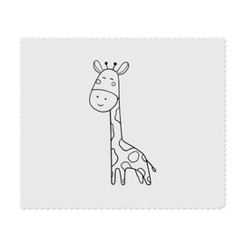 2 x 'Happy Giraffe' Mikrofaser Linsen-/Brillenputztücher (LC00024063)