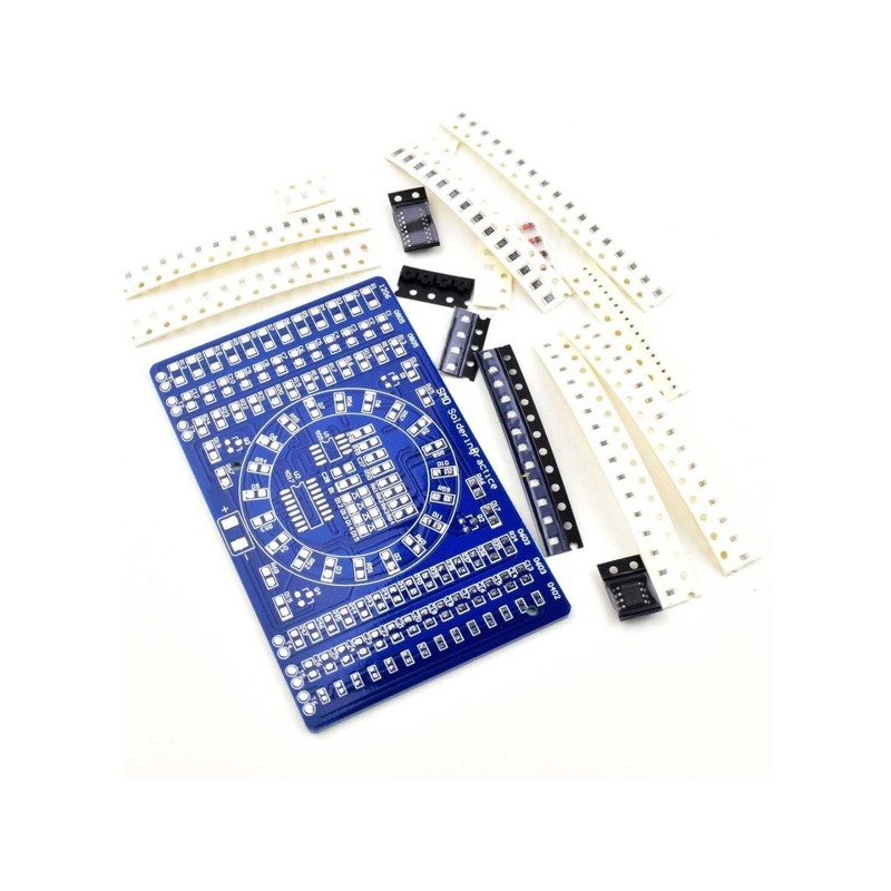 SMD Soldering Learning Kit, LED Light Effects with NE555