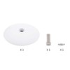 19Cm Round ABS Silicon Rubber Screwed Design Rainfall Top Shower
