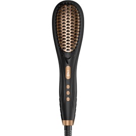  Straightening Brush, Heat Brush, High Concentration Negative Ion, Max 230C, Electric Heating Brush, Anti-Static, Straight Heat Brush, Professional Specifications, 16 Temperature