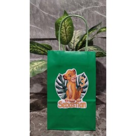 Unbranded 12 SIMBA CANDY BAGS, CRAFT  BAGS BOLSAS  LOOT BAGS GOODIES  CANDY Bags