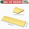 Uxney 5/16" x 2" x 8" Brass Bar Stock, 8x50x200mm