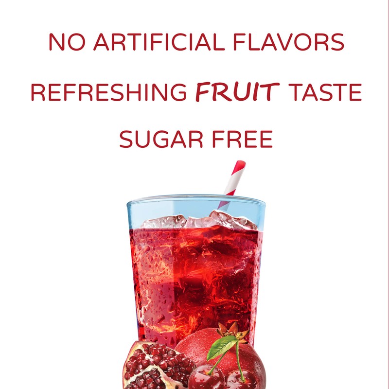 Crystal Light Sugar-Free Cherry Pomegranate Drink Mix (10 On-the-Go Packets)