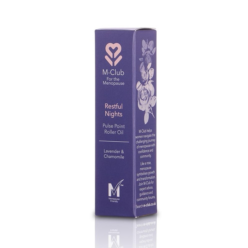 M-Club Lavender Essential Oil Pulse Point Roller for Restful Night's