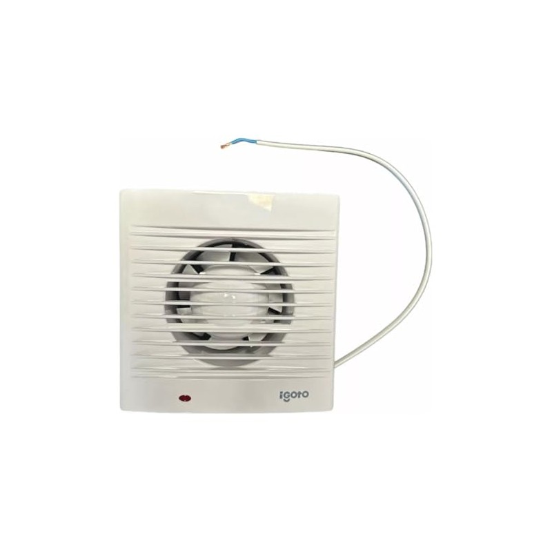 Igoto EX4-16W Extractor de aire empotrable 16W, Color blanco, 15X15