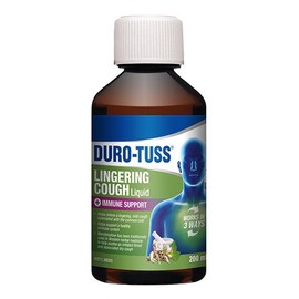 DURO-TUSS Lingering Cough Liquid Immune Support Blackberry & Vanilla 200mL