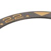 Ceramic Watch Bezel Insert 38mm Blue Black Base Gold Digit