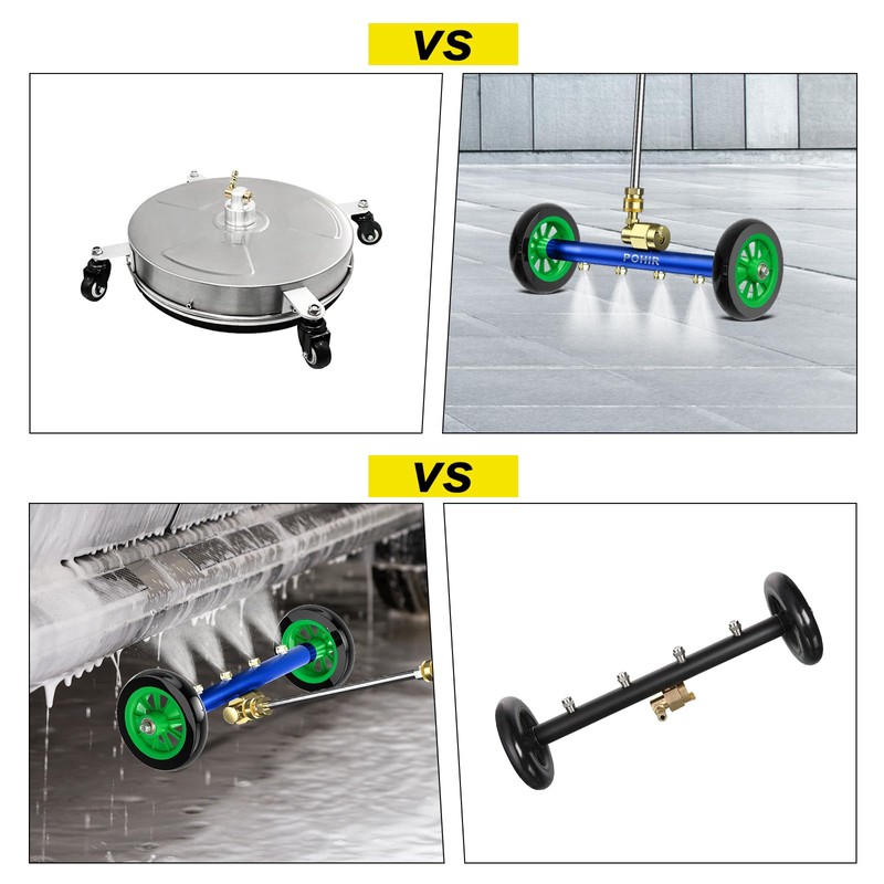 POHIR Undercarriage Pressure Washer Attachment Pro Max 16", Surface Cleaner