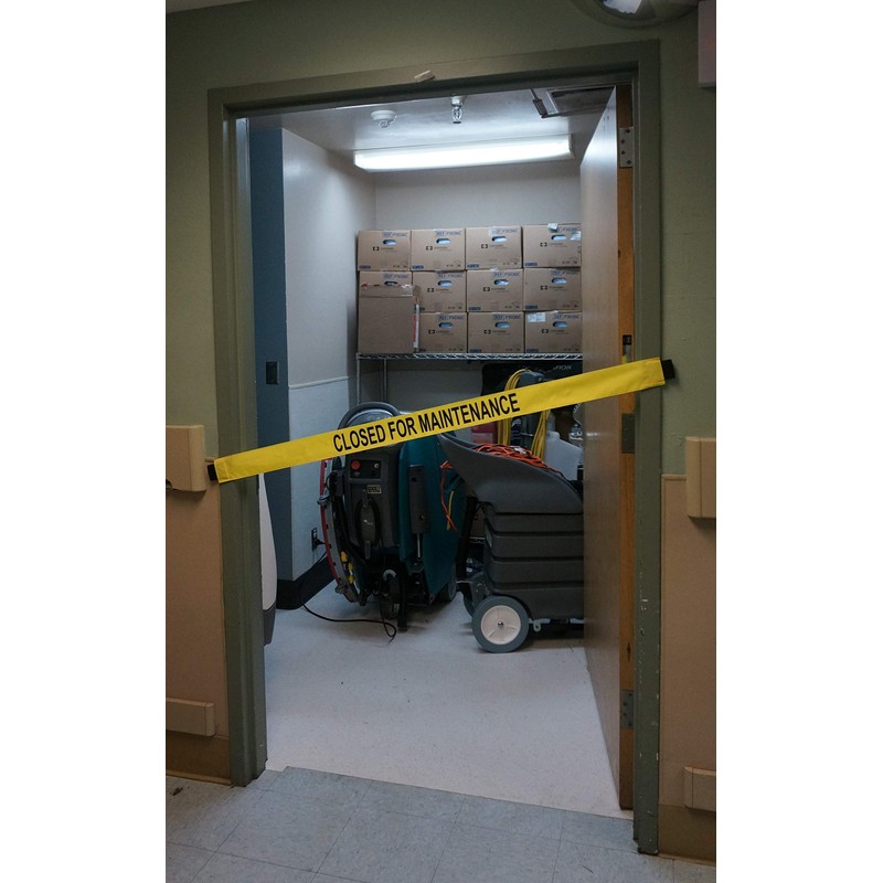 Closed for Maintenance Signs with Magnetic Ends - Fits up