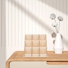 SHINEOFI Wooden Card Display Stand Display Shelves 3 Tiered Display