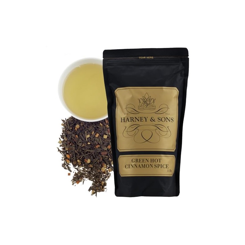 Harney and Sons Green Hot Cinnamon Spice Tea| 16 oz