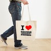 CafePress I Heart (Love) Dessert Tote Bag Natural Canvas Tote