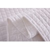 MarCielo 3 Piece 100% White Cotton Quilt Set Lightweight Bedspread