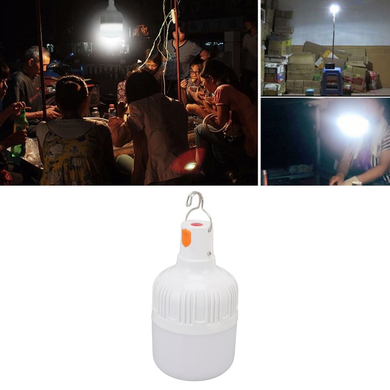 LED Bulb Light Professional High Brightness Dimmable Energy Saving Rechargeable