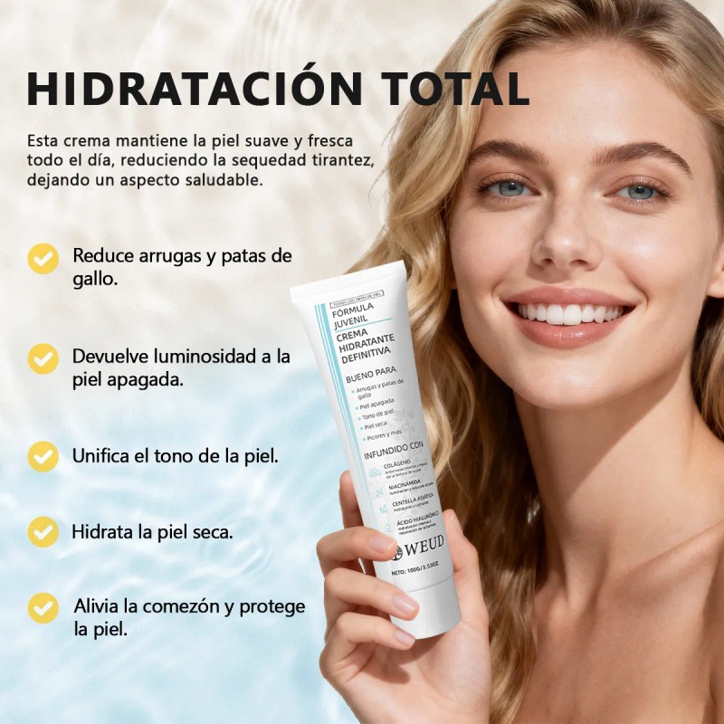 Kit Coreano Weud Antiedad Hidratante Una Piel Joven 5pc