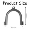 Rumyve U-Shape Washer Drain Hose Hook,U-Bend Hangle Pipe Supports,Plastic Universal
