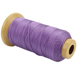 McFanBe Purple Nylon Twine 1Mm 656 Feet Durable Low Stretch Twisted Cord For Crafts