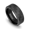 Ridge Beveled Ring Set 6mm - Carbon Fiber 3K -